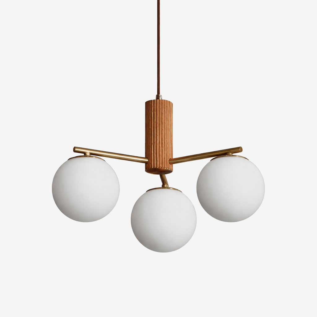 Mid-Century Globe Chandelier — Chandelier | Maison Monashee — view 5