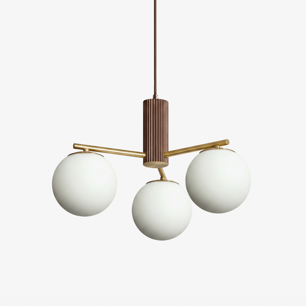 Mid-Century Globe Chandelier — Chandelier | Maison Monashee — view 6