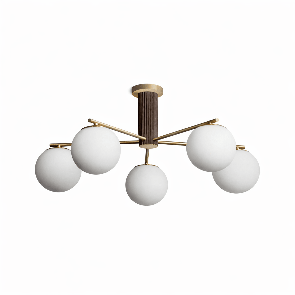 Mid-Century Globe Chandelier — Chandelier | Maison Monashee — view 7