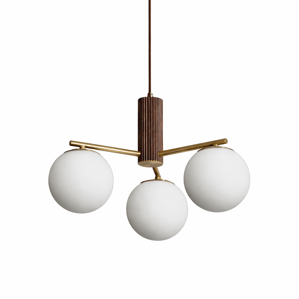 Mid-Century Globe Chandelier — Chandelier | Maison Monashee — view 8
