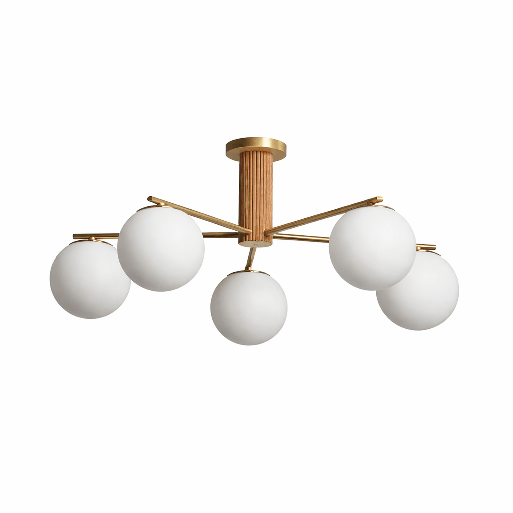 Mid-Century Globe Chandelier — Chandelier | Maison Monashee — view 9