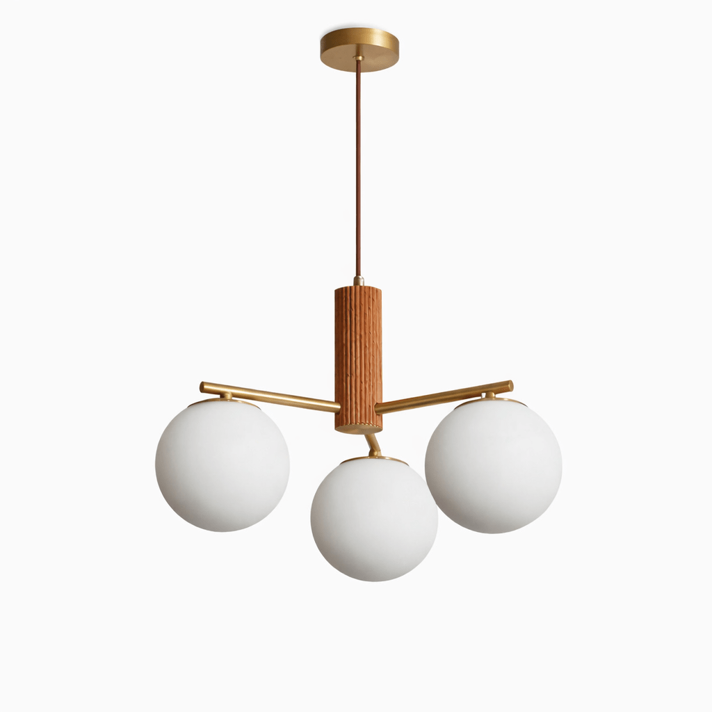 Mid-Century Globe Chandelier — Chandelier | Maison Monashee — view 10