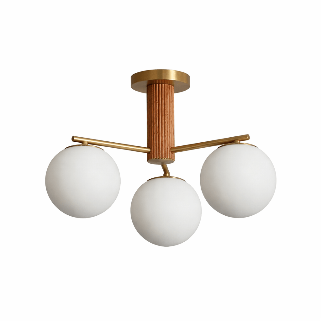 Mid-Century Globe Chandelier — Chandelier | Maison Monashee — view 11
