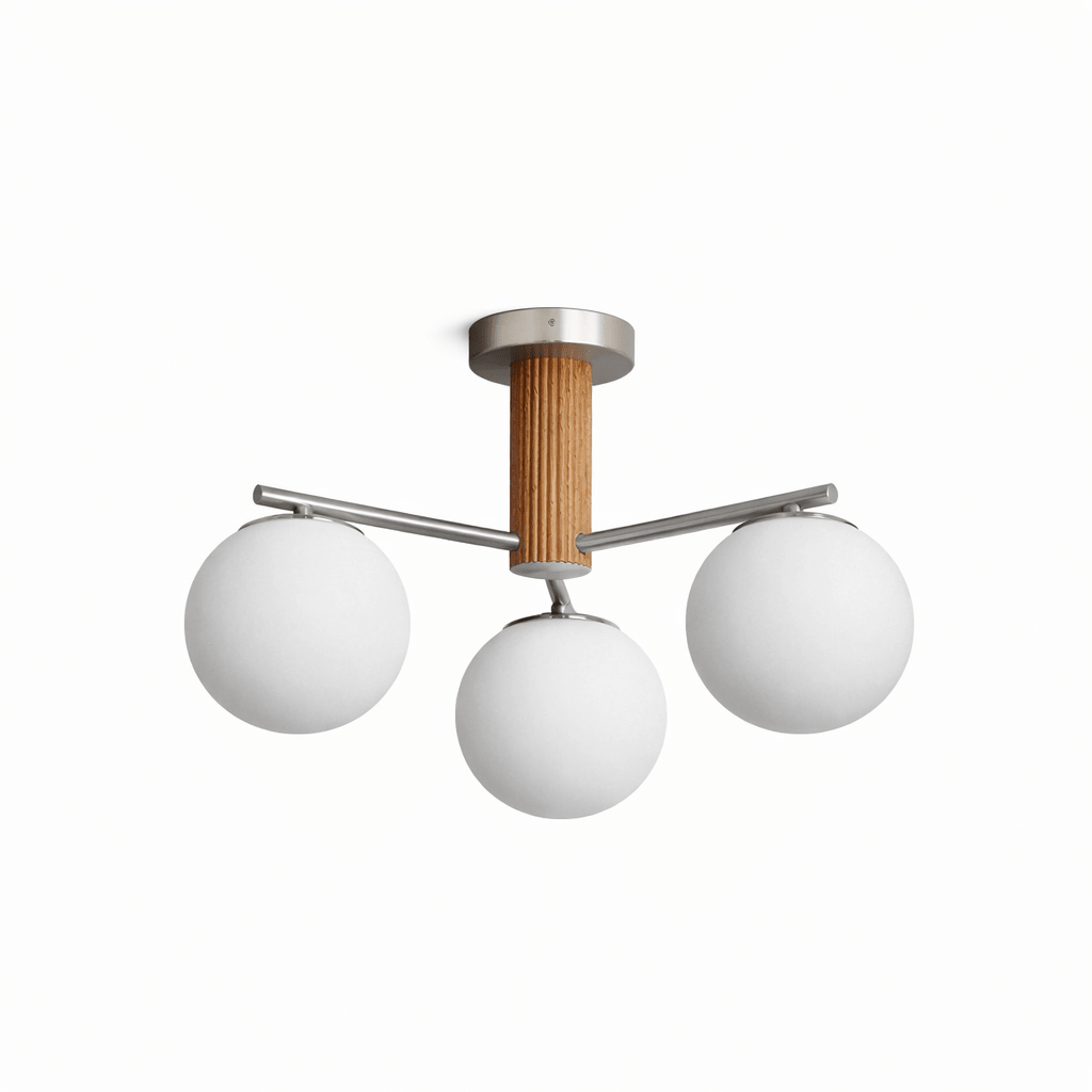 Mid-Century Globe Chandelier — Chandelier | Maison Monashee — view 14