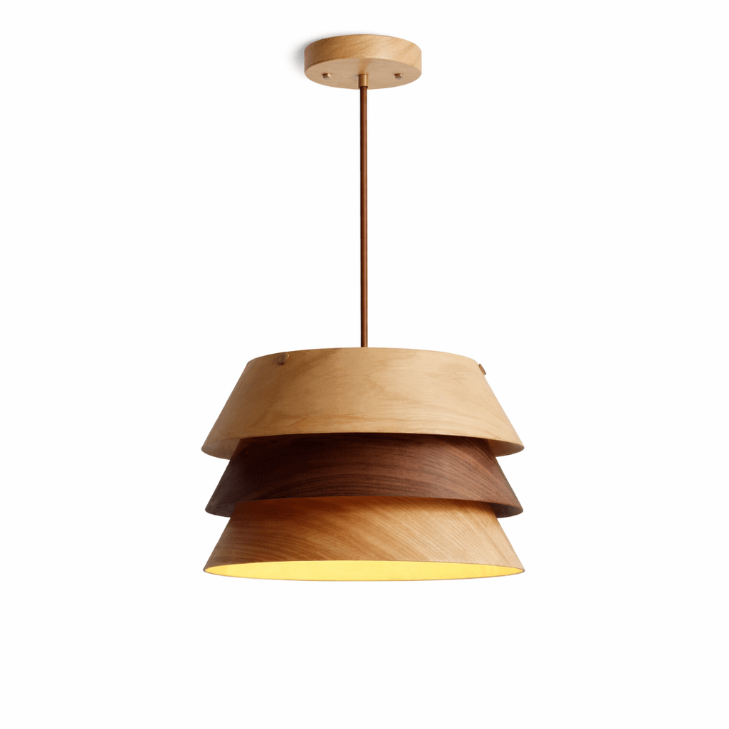 Wood Pendant Light — Pendant Light | Maison Monashee — view 12