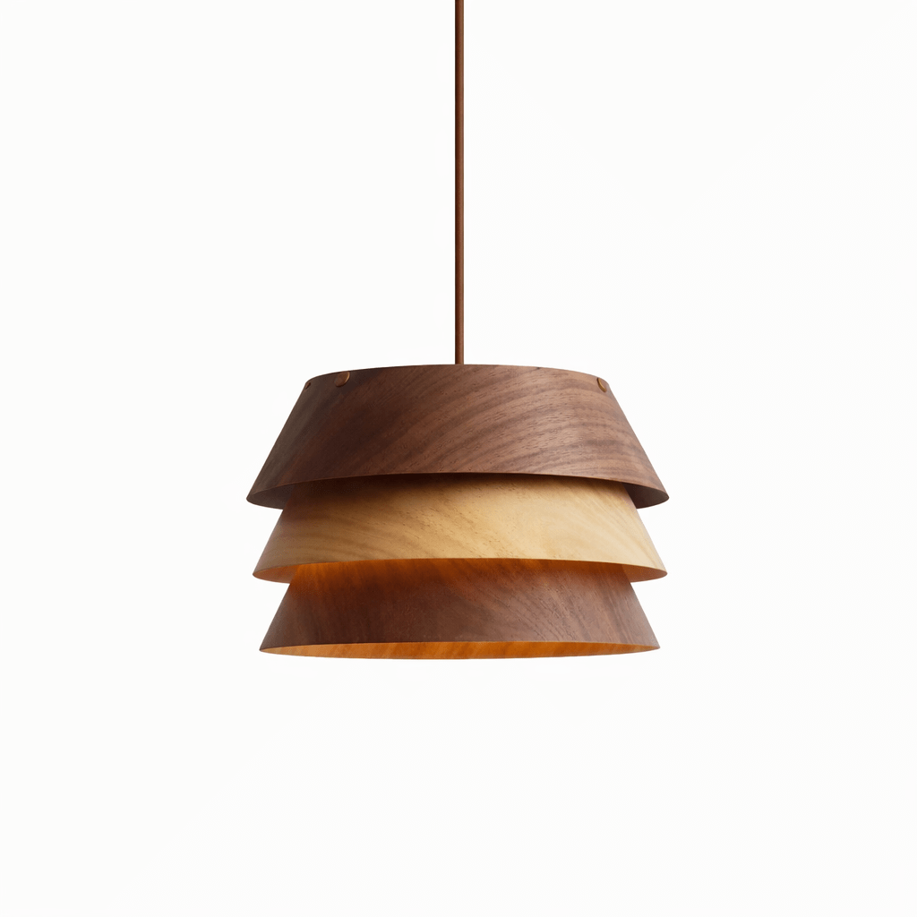 Wood Pendant Light — Pendant Light | Maison Monashee — view 13