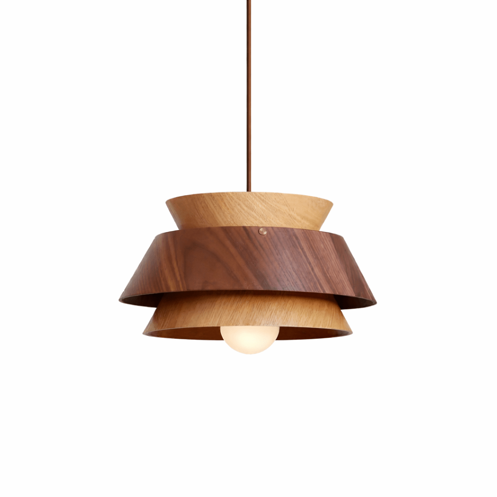Wood Pendant Light — Pendant Light | Maison Monashee — view 14