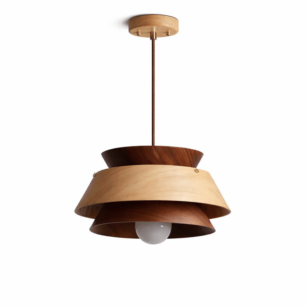Wood Pendant Light — Pendant Light | Maison Monashee — view 16