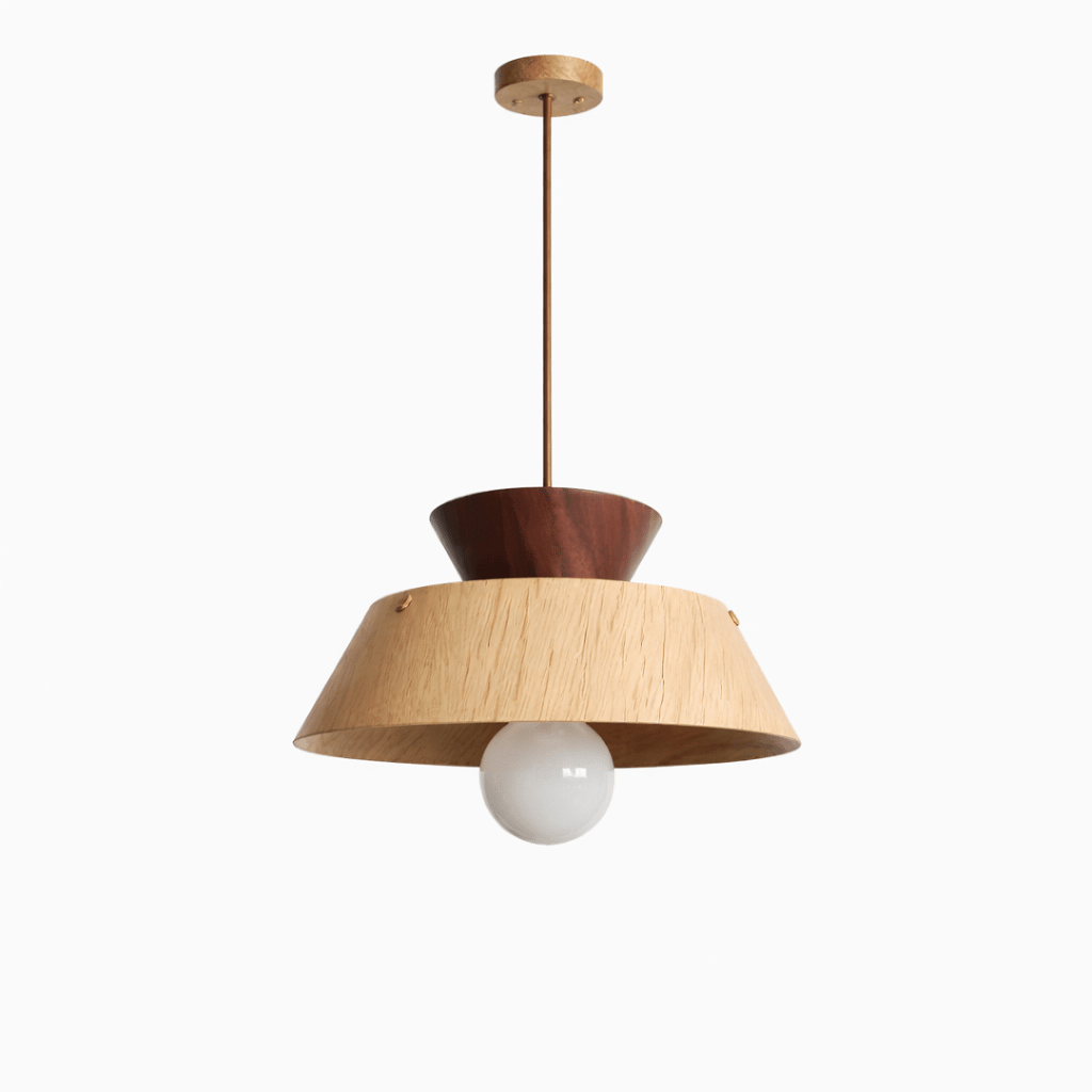 Wood Pendant Light — Pendant Light | Maison Monashee — view 17