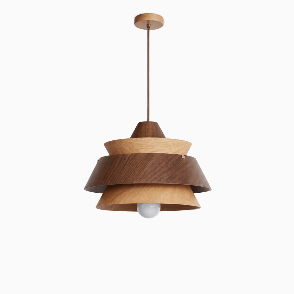 Wood Pendant Light — Pendant Light | Maison Monashee — view 18