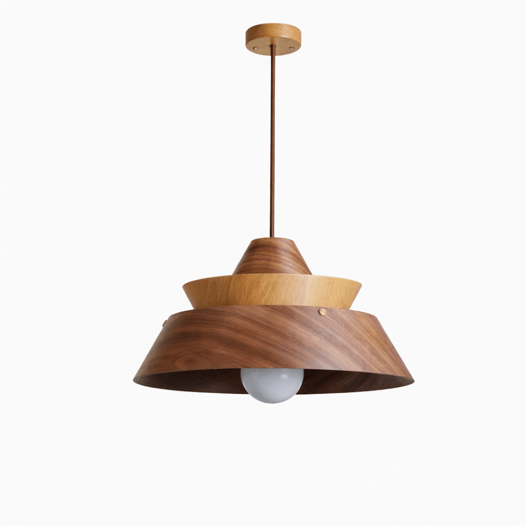 Wood Pendant Light — Pendant Light | Maison Monashee — view 19