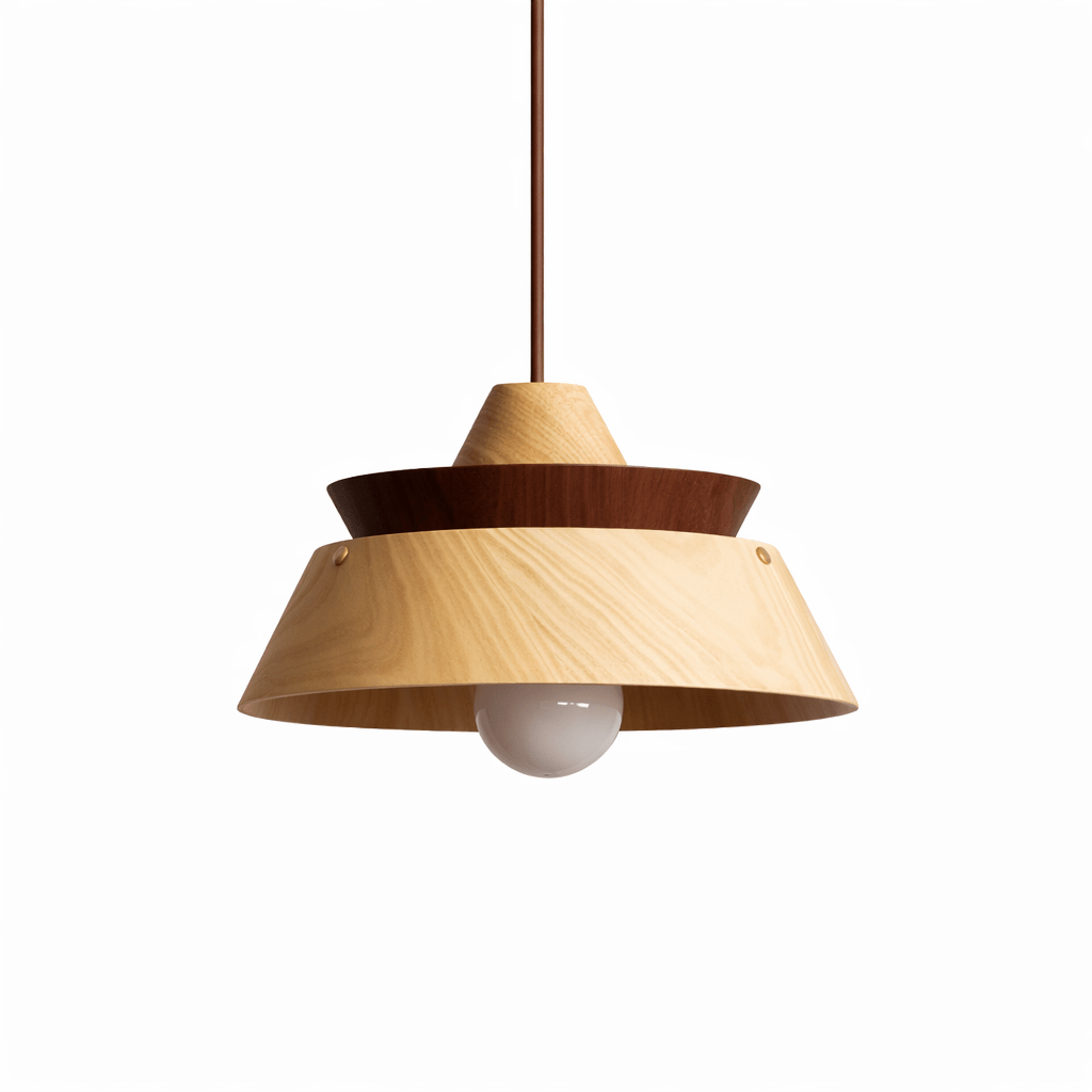 Wood Pendant Light — Pendant Light | Maison Monashee — view 21