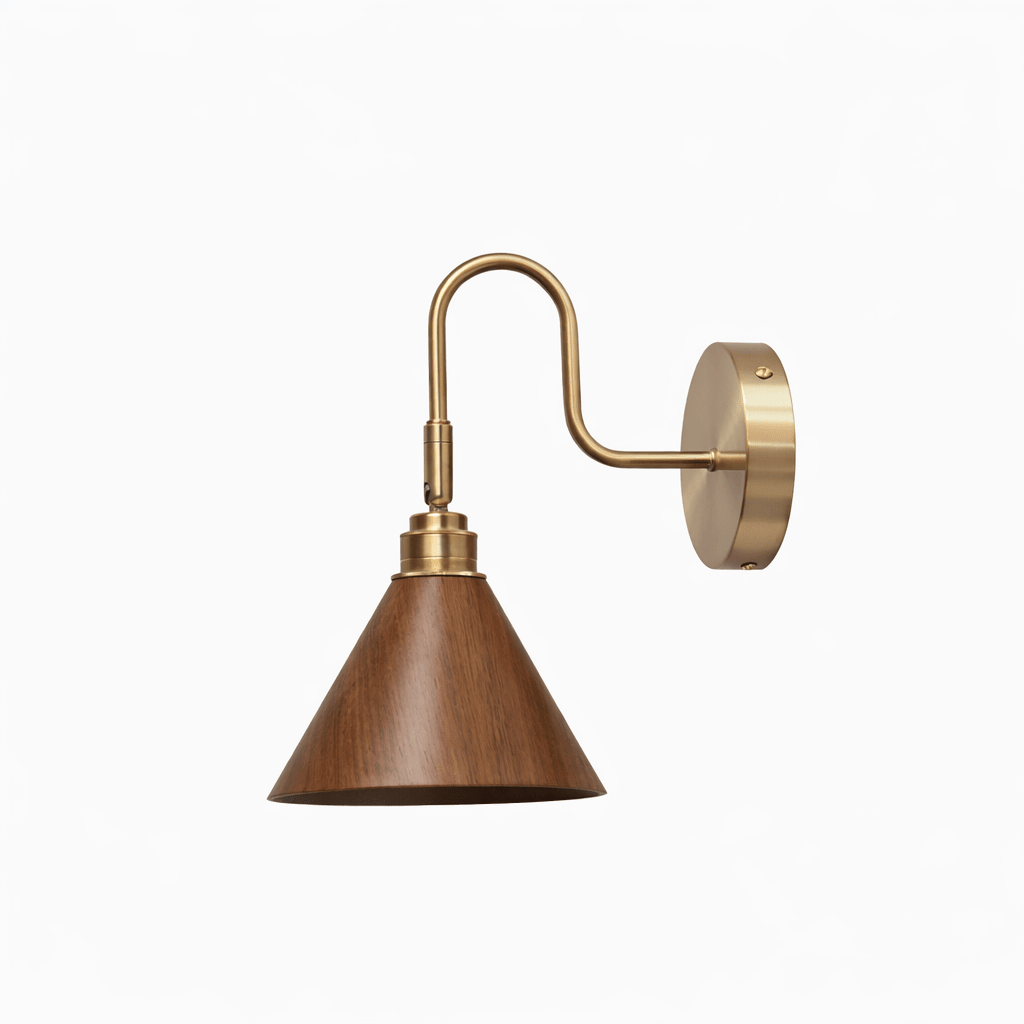 Natural Wood Wall Sconce — Wall Sconce | Maison Monashee — view 4