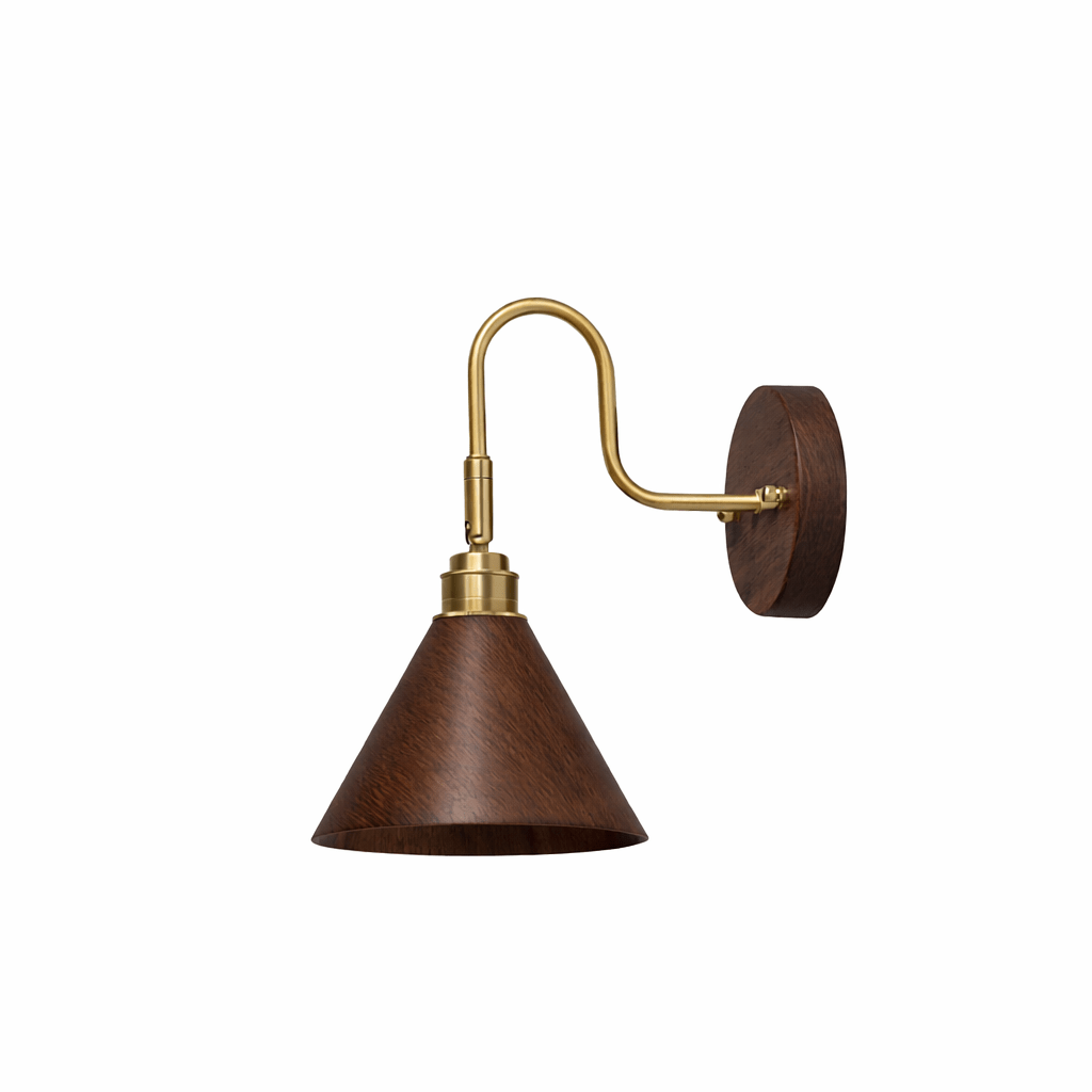 Natural Wood Wall Sconce — Wall Sconce | Maison Monashee — view 8
