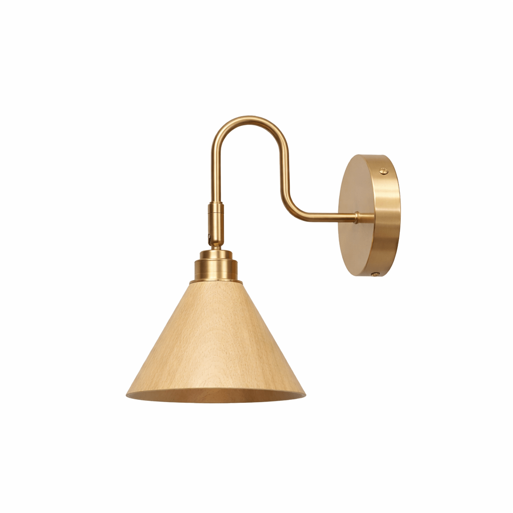 Natural Wood Wall Sconce — Wall Sconce | Maison Monashee — view 9