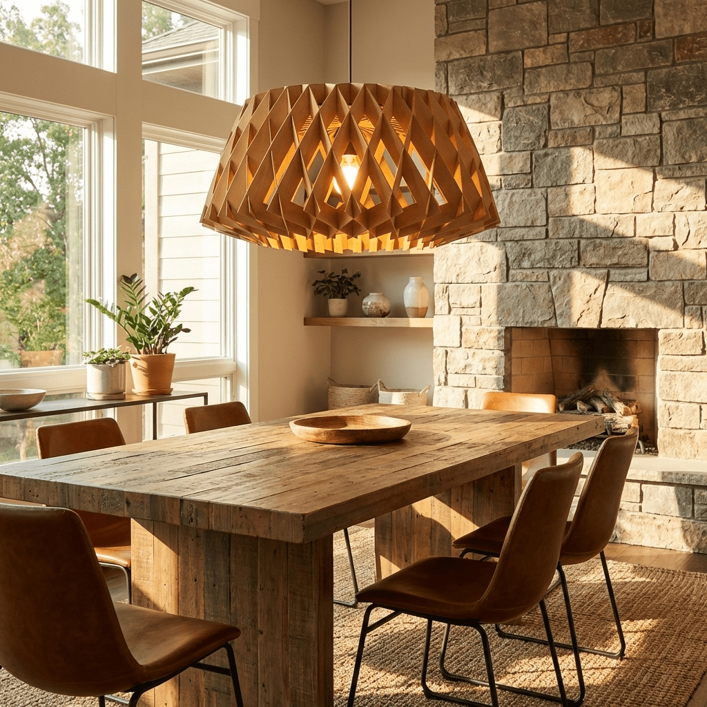 Modern Geometric Pendant Light — Pendant Light | Maison Monashee — view 2