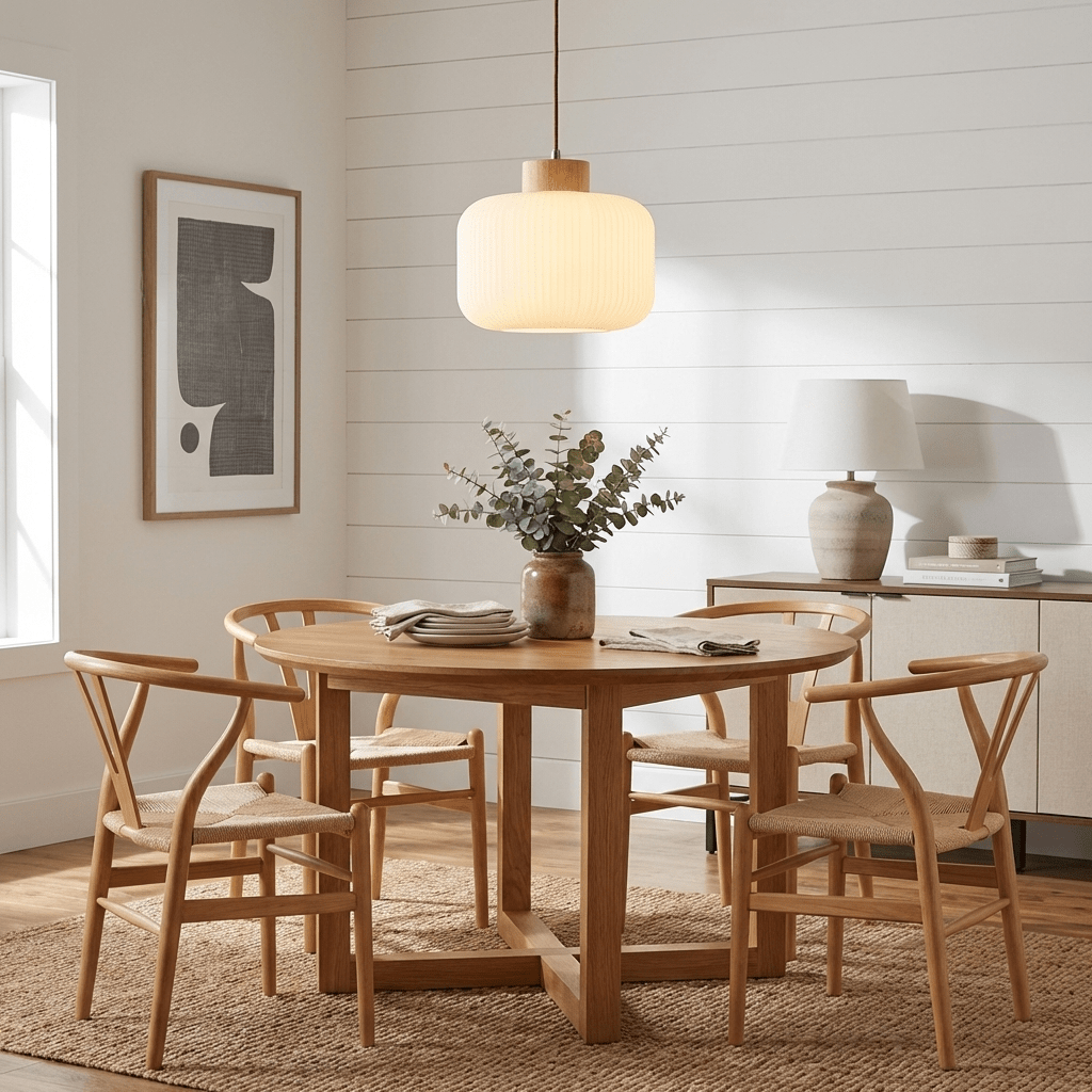 Ribbed Milk Glass Pendant Light — Pendant Light | Maison Monashee — view 3