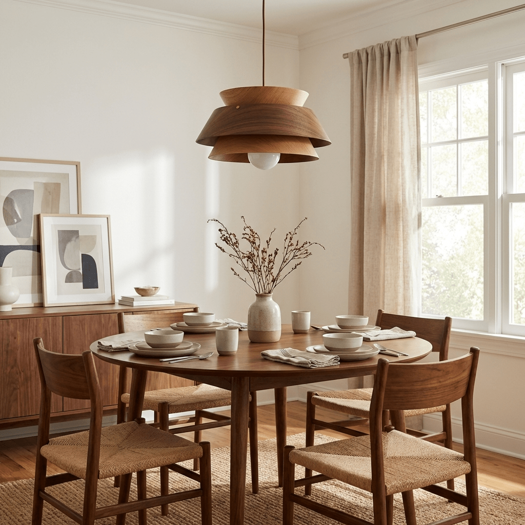 Wood Pendant Light — Pendant Light | Maison Monashee — view 6