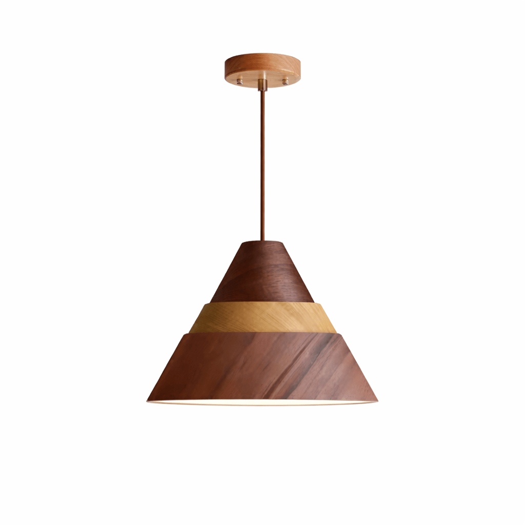 Contemporary Wood Pendant Light — Pendant Light | Maison Monashee — view 10