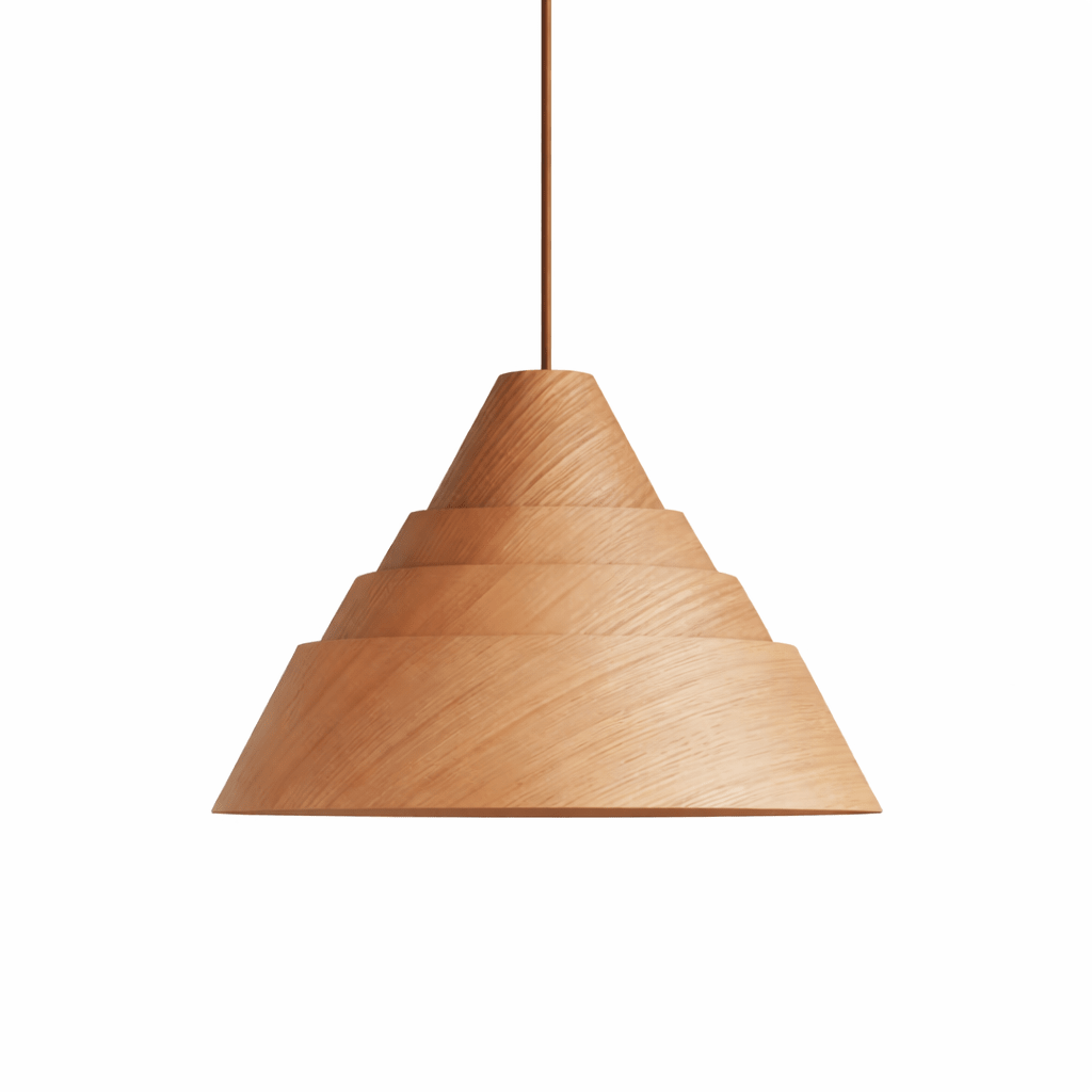 Contemporary Wood Pendant Light — Pendant Light | Maison Monashee — view 12