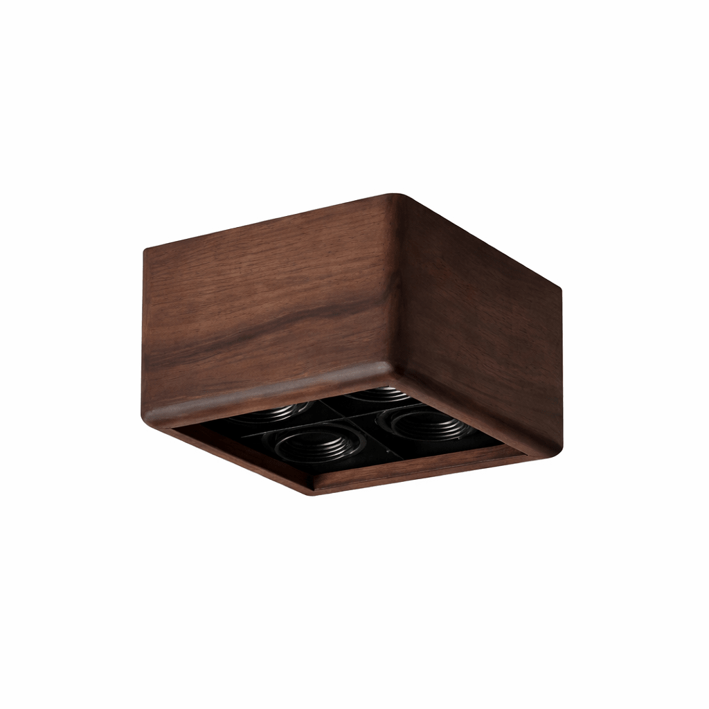 Wood Box Light Fixture — Ceiling Light | Maison Monashee — view 6