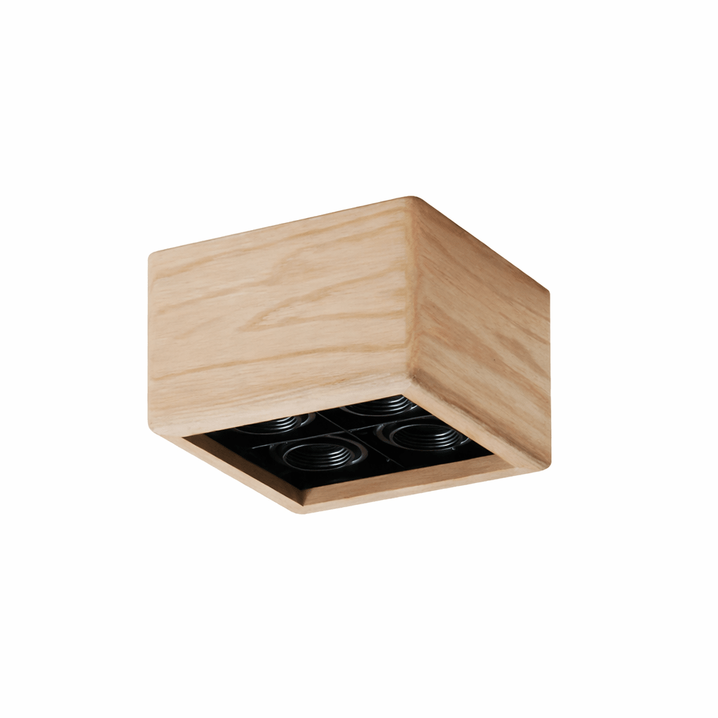 Wood Box Light Fixture — Ceiling Light | Maison Monashee — view 7