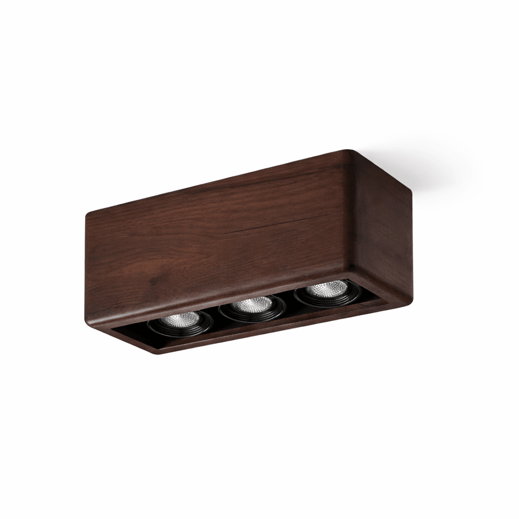 Wood Box Light Fixture — Ceiling Light | Maison Monashee — view 8