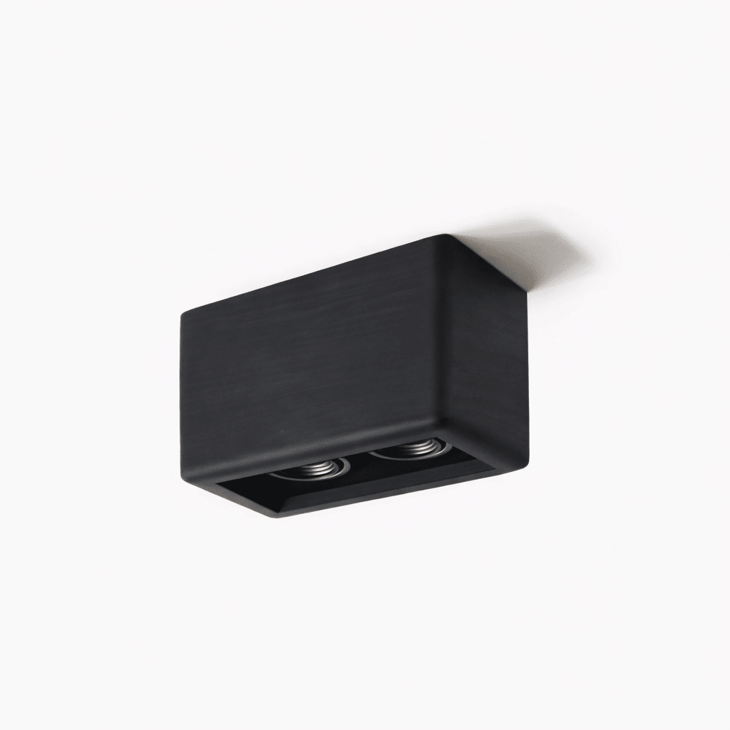 Wood Box Light Fixture — Ceiling Light | Maison Monashee — view 11