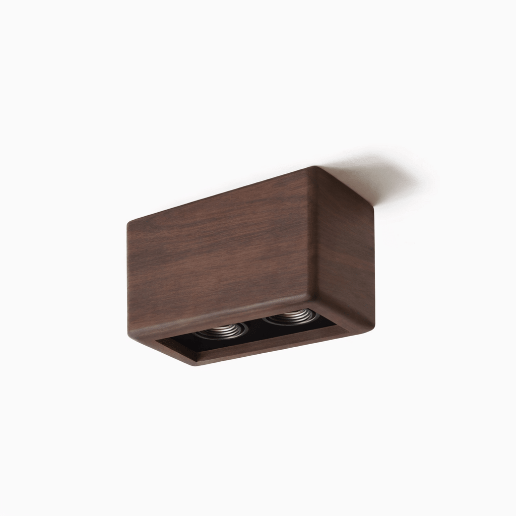 Wood Box Light Fixture — Ceiling Light | Maison Monashee — view 12