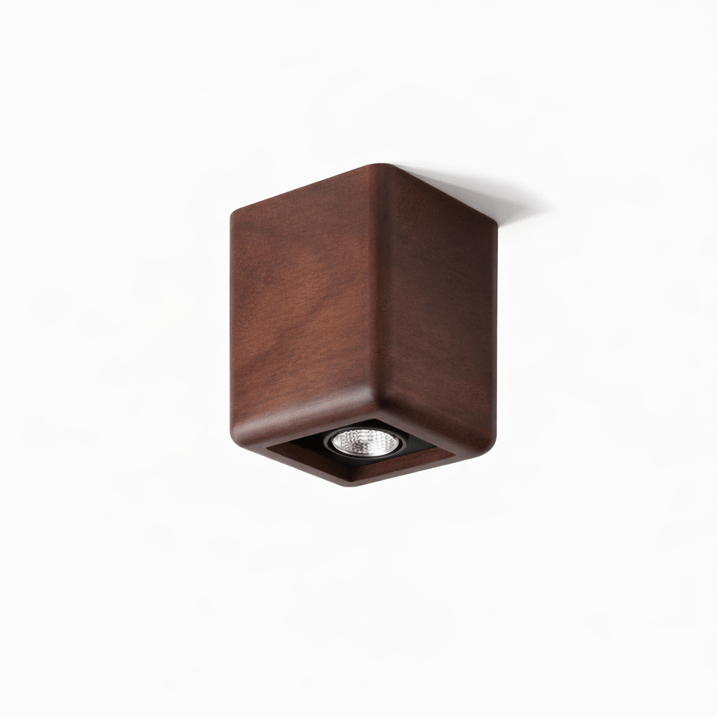 Wood Box Light Fixture — Ceiling Light | Maison Monashee — view 15