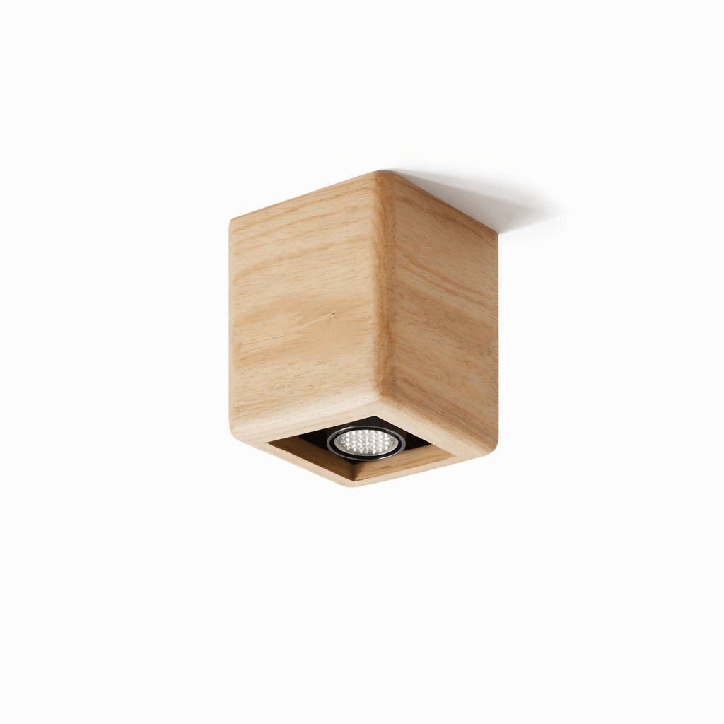 Wood Box Light Fixture — Ceiling Light | Maison Monashee — view 16