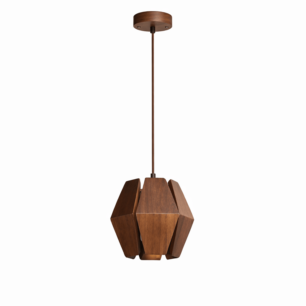 Wood Lantern Pendant Light — Pendant Light | Maison Monashee — view 11