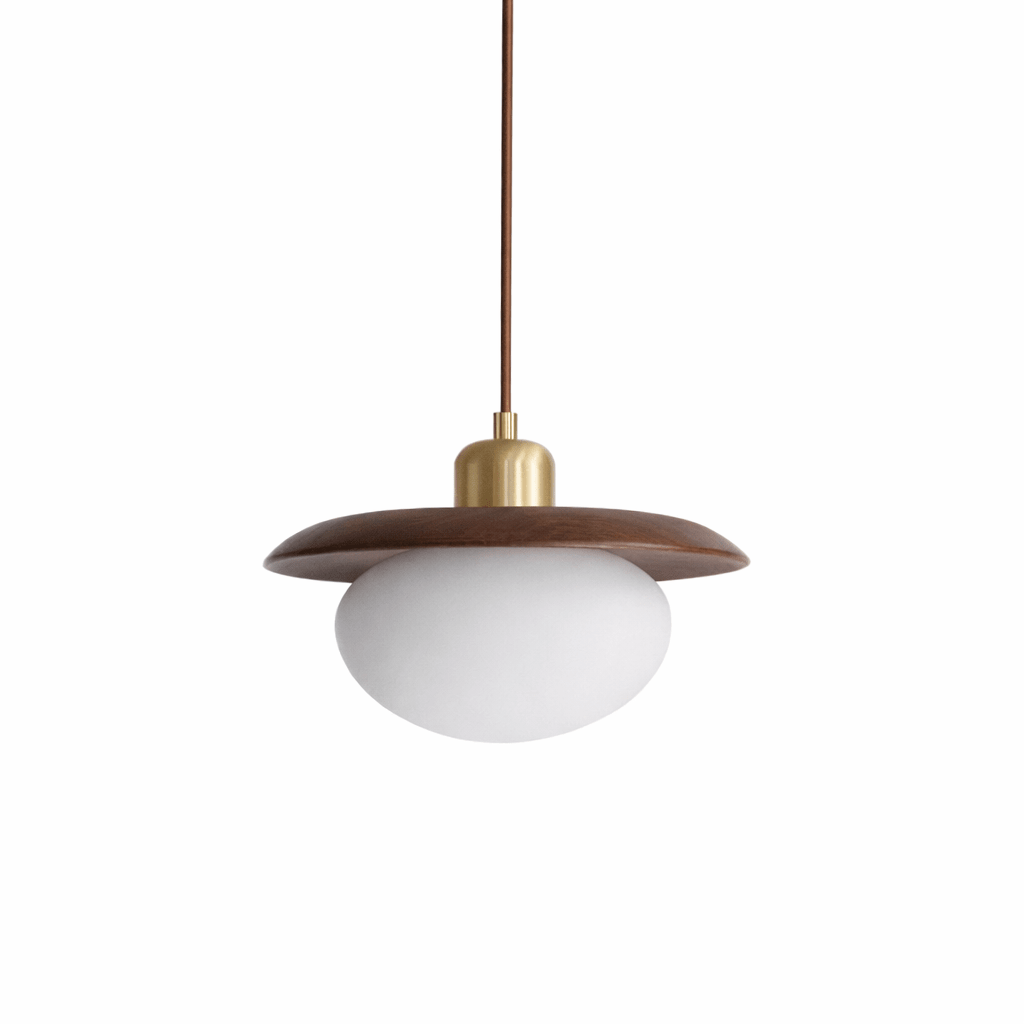 Frosted Glass Globe Pendant Light — Pendant Light | Maison Monashee — view 6