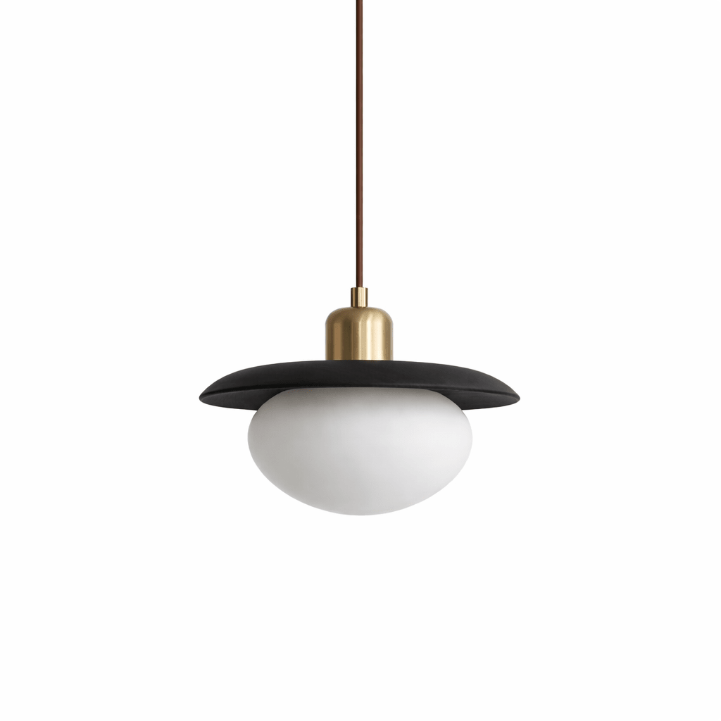 Frosted Glass Globe Pendant Light — Pendant Light | Maison Monashee — view 7