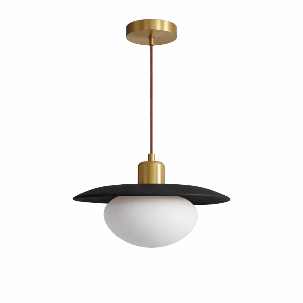 Frosted Glass Globe Pendant Light — Pendant Light | Maison Monashee — view 8
