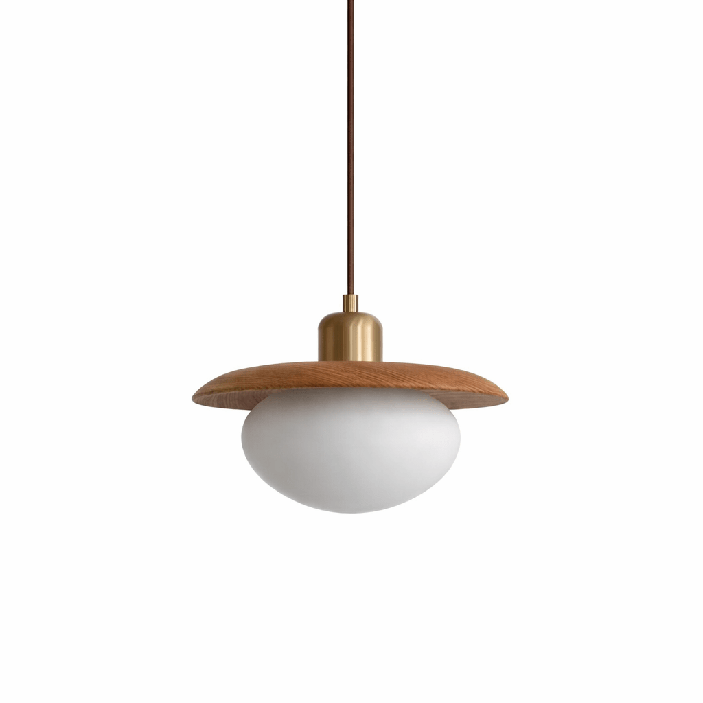Frosted Glass Globe Pendant Light — Pendant Light | Maison Monashee — view 11