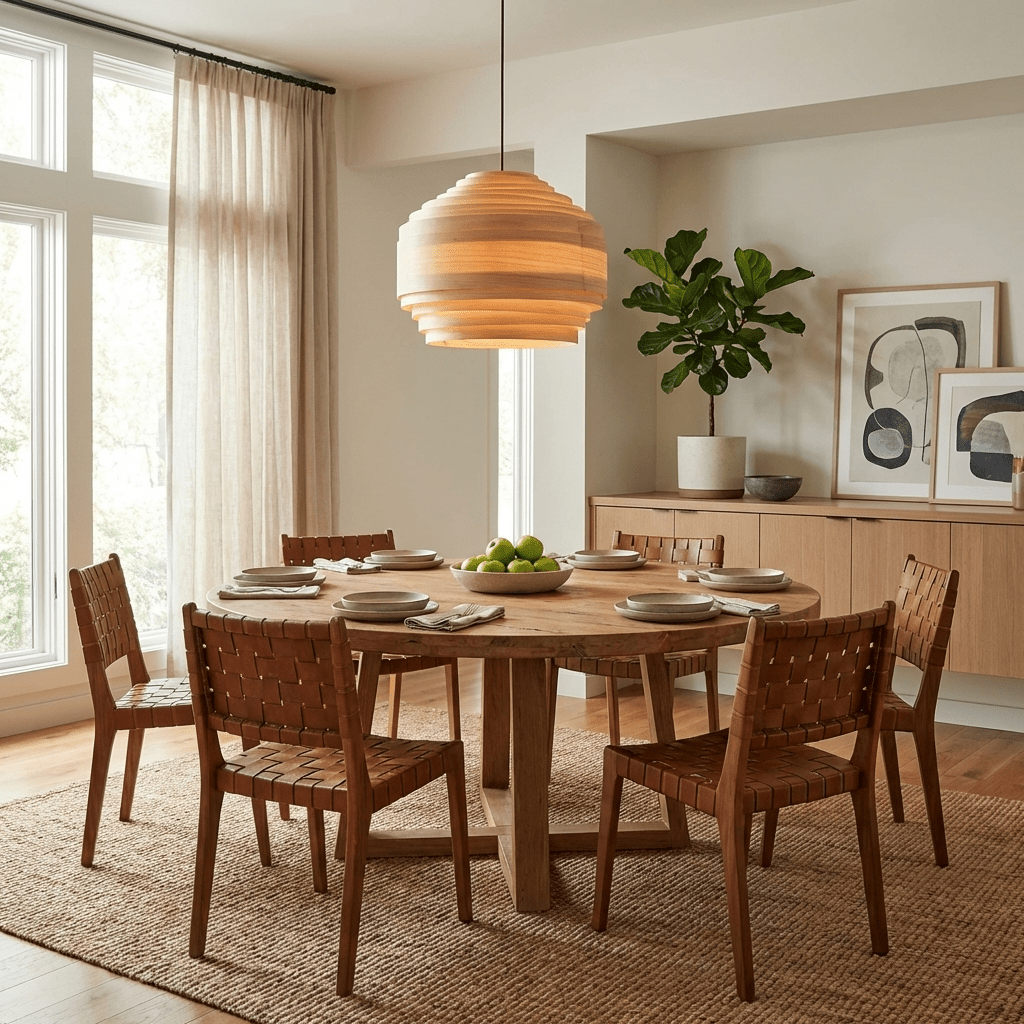 Wood Cylinder Pendant Light — Pendant Light | Maison Monashee — view 4