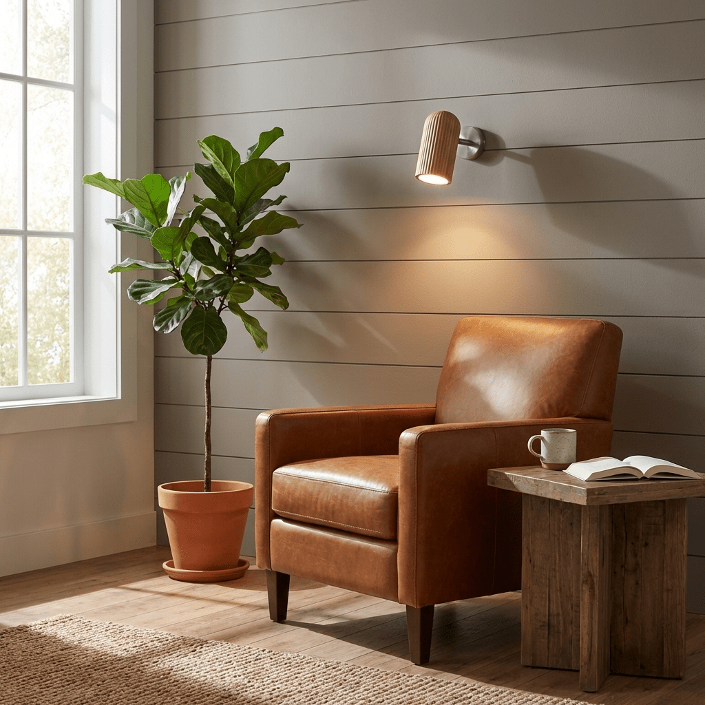 Wall Sconce with Wood — Wall Sconce | Maison Monashee — view 2
