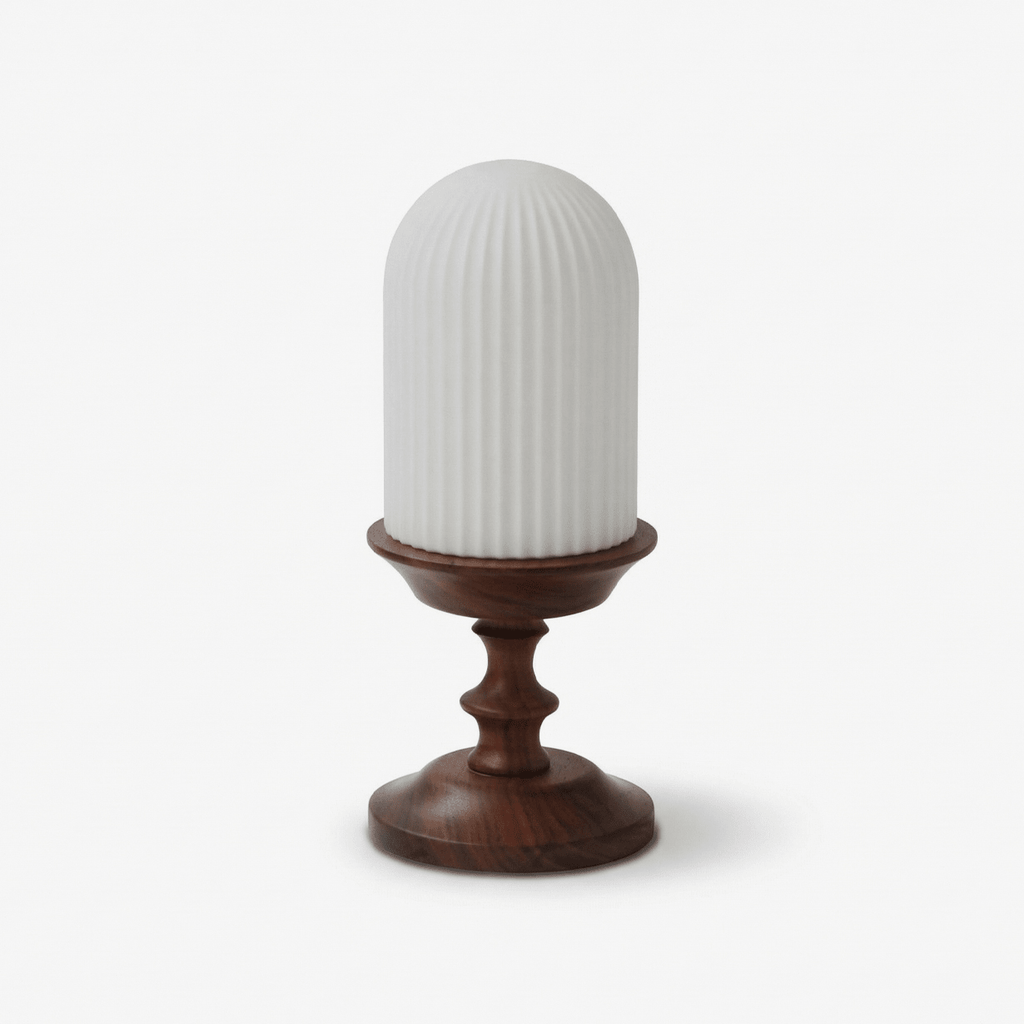 Ribbed Glass Table Lamp — Table Lamp | Maison Monashee