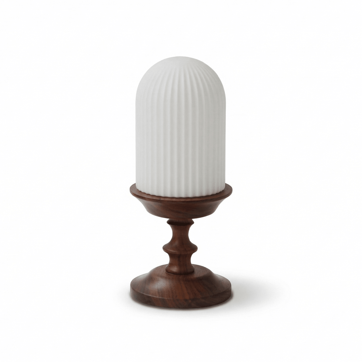 Ribbed Glass Table Lamp — Table Lamp | Maison Monashee — view 7