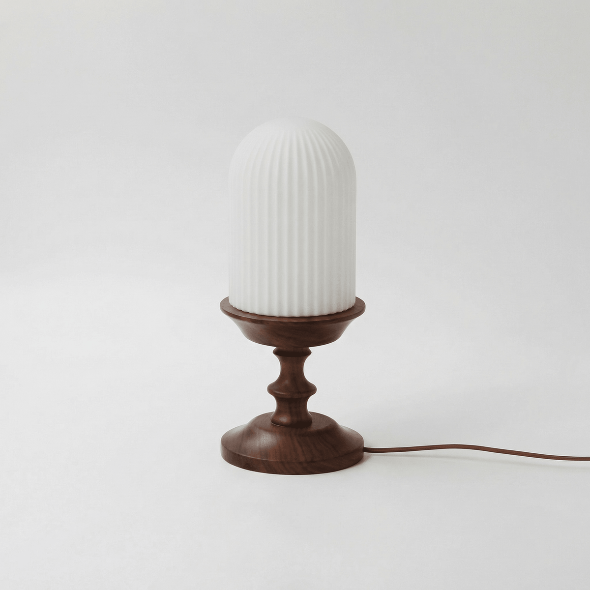 Ribbed Glass Table Lamp — Table Lamp | Maison Monashee — view 9