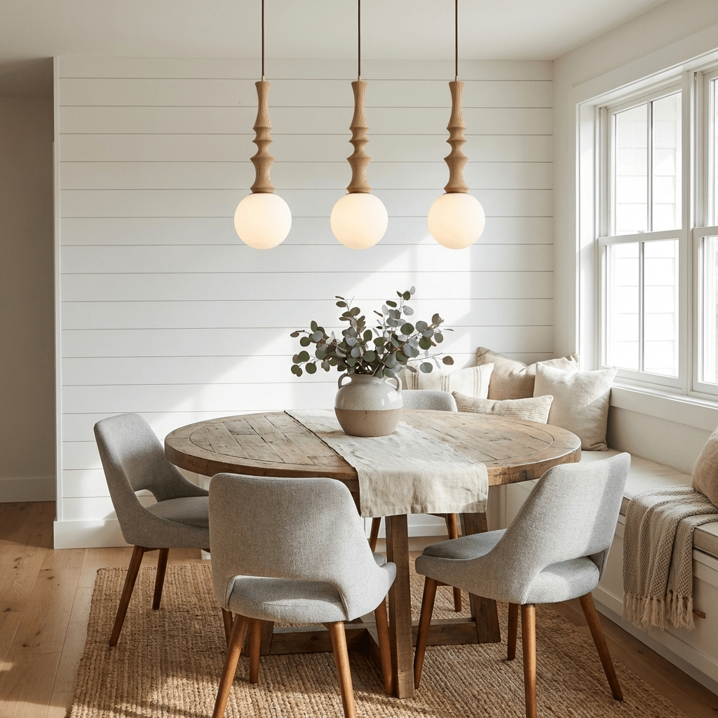 Wood Globe Pendant Light — Pendant Light | Maison Monashee — view 5