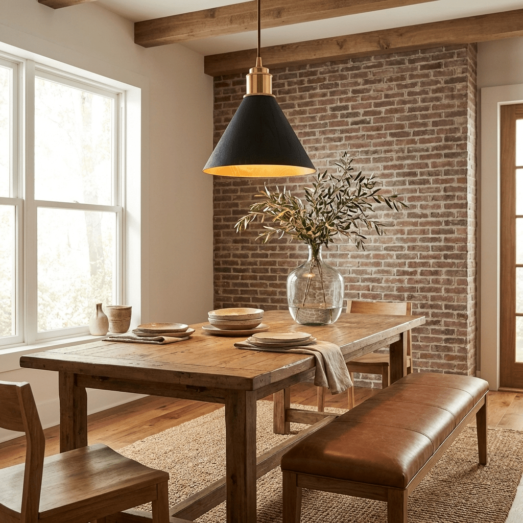 Brushed Gold Pendant Light — Pendant Light | Maison Monashee — view 4