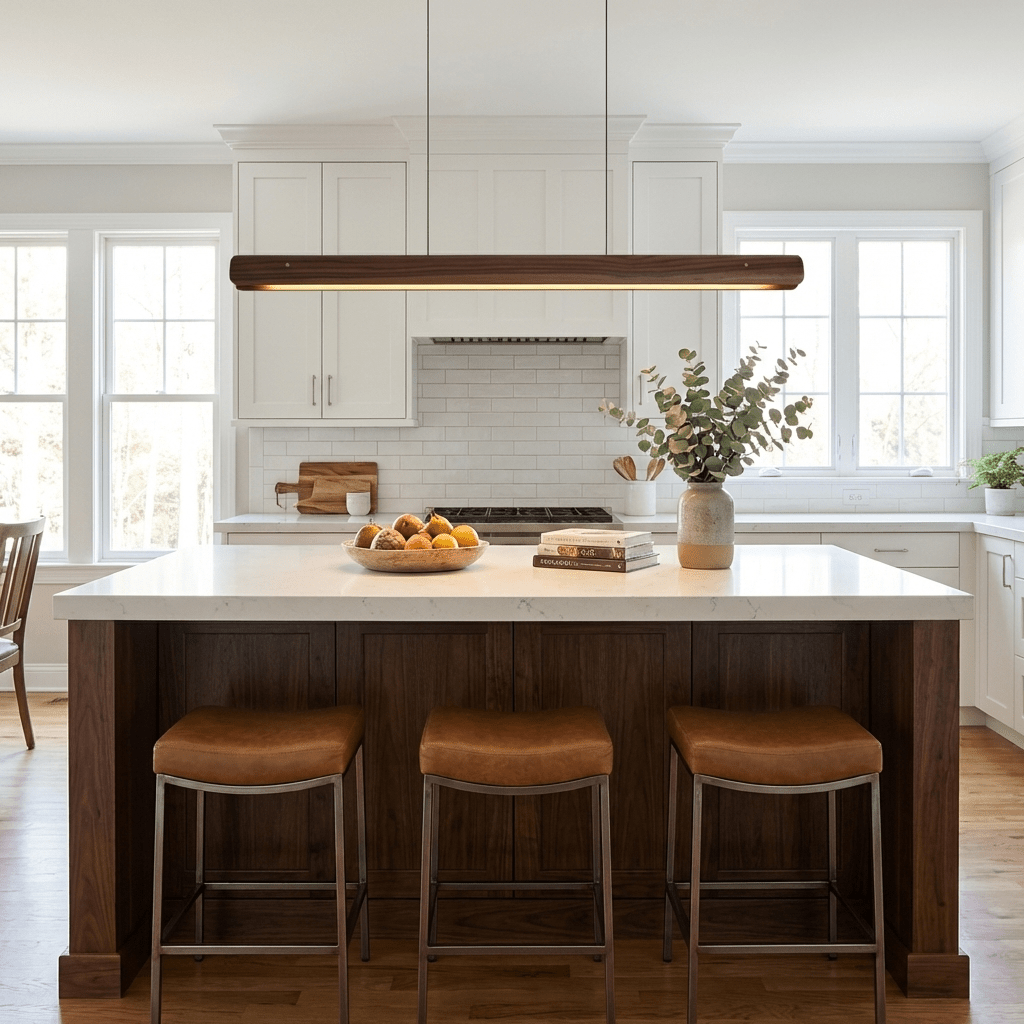 Wood Beam LED Pendant Light — Pendant Light | Maison Monashee — view 2