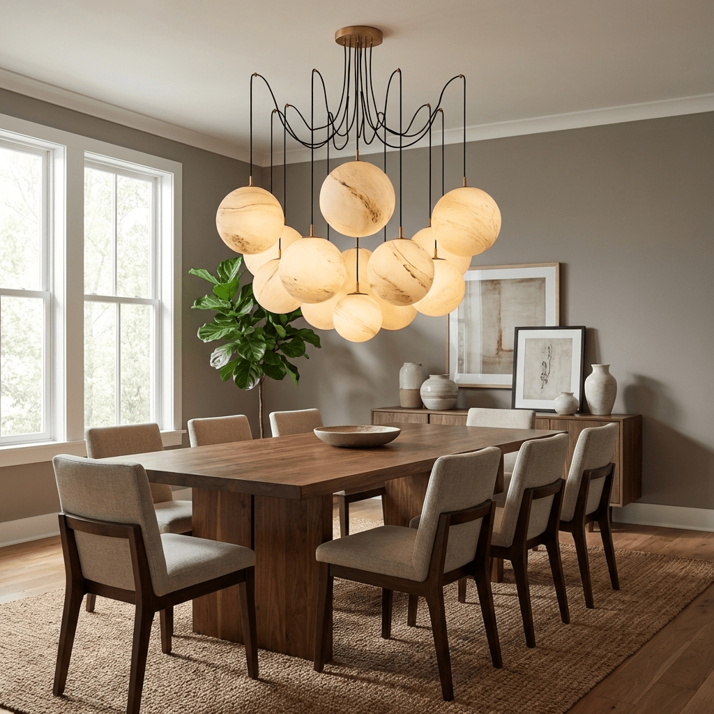 Extra Large Orb Chandelier — Chandelier | Maison Monashee — view 6