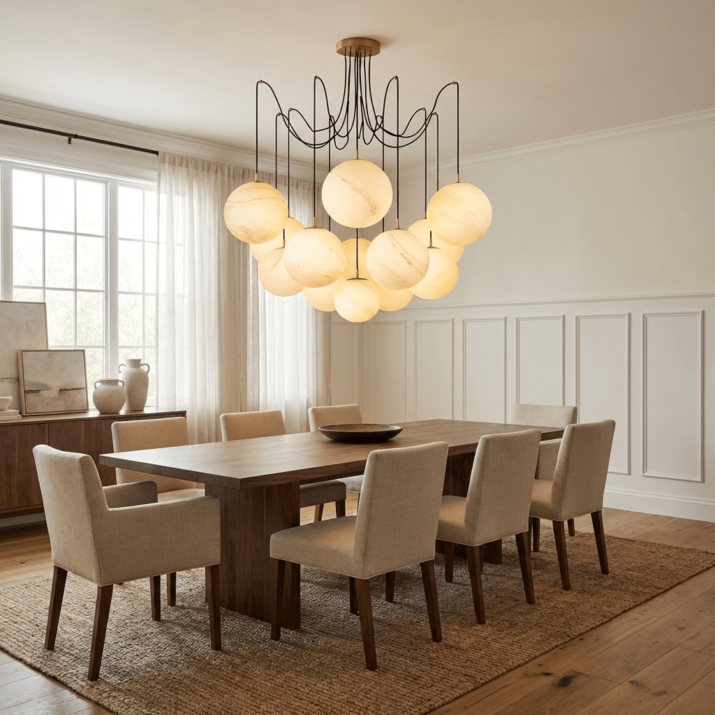 Extra Large Orb Chandelier — Chandelier | Maison Monashee — view 2