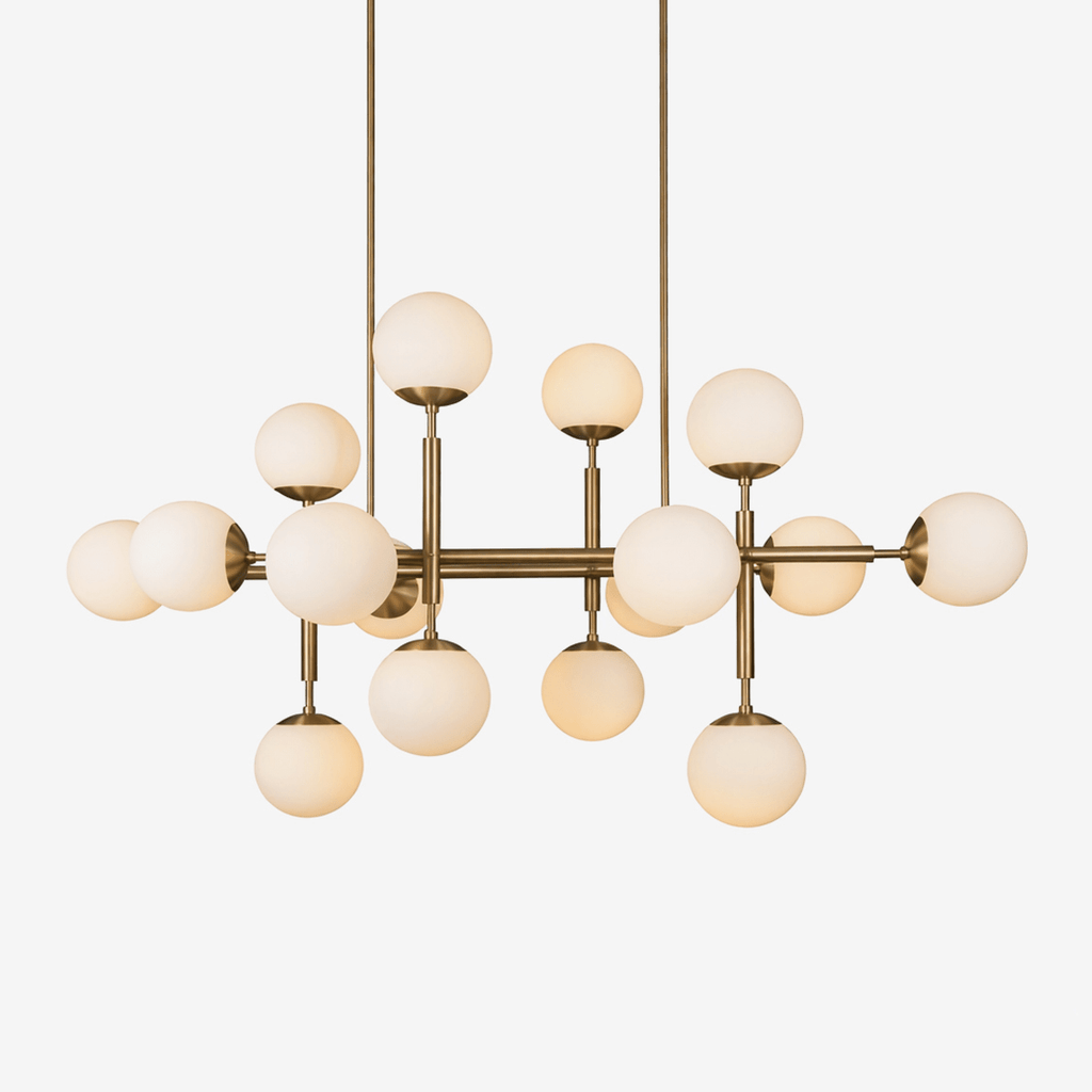Chandelier with Globe Light — Chandelier | Maison Monashee
