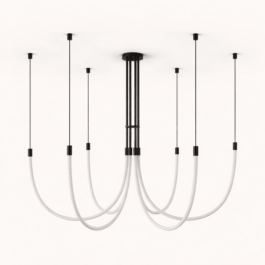 Contemporary Modern Chandelier Light — Chandelier | Maison Monashee — view 13