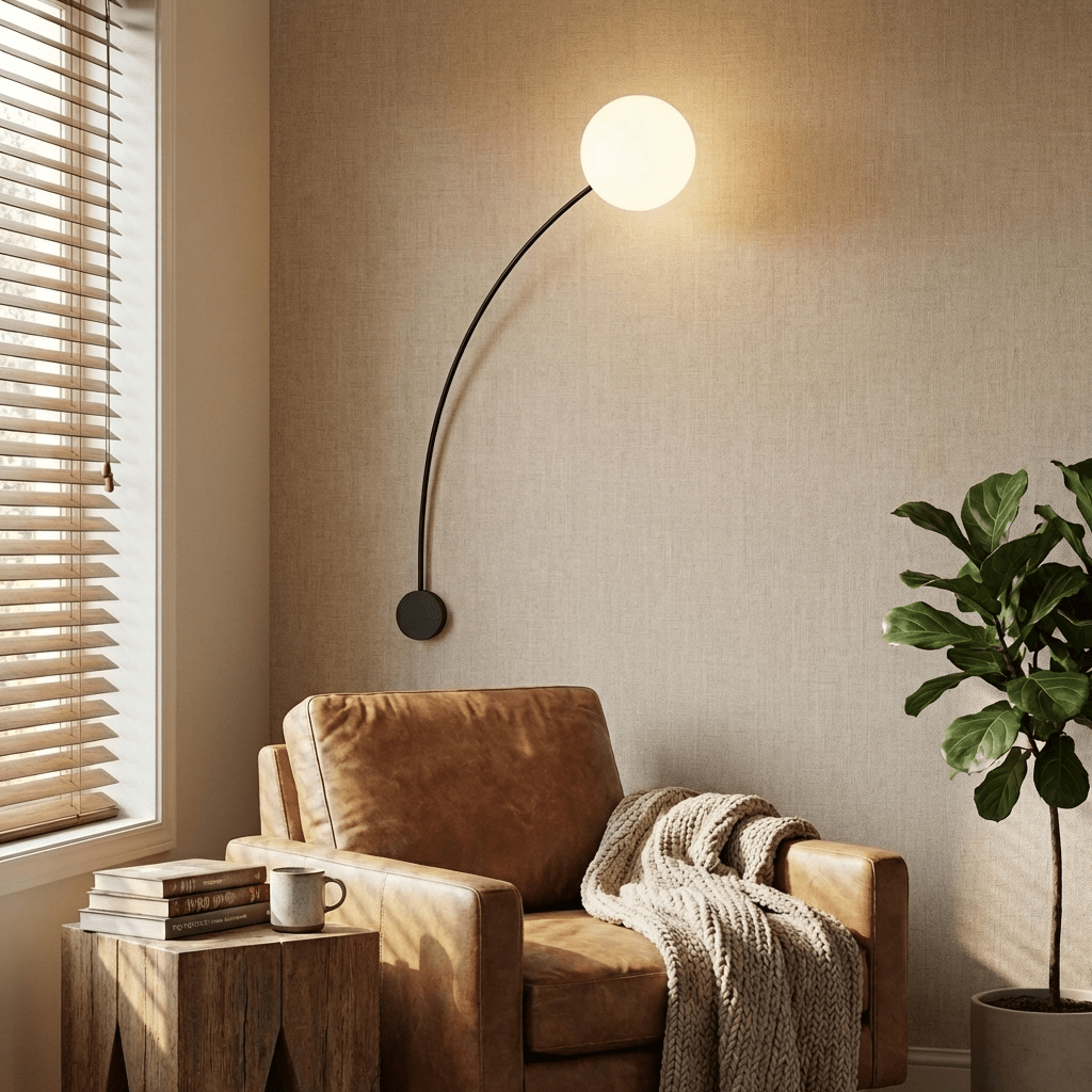 Arc Wall Light — Wall Sconce | Maison Monashee — view 3