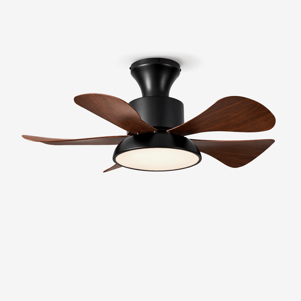 Small Black Ceiling Fan with Light — Ceiling Fan | Maison Monashee